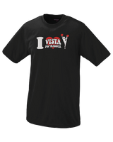 Vista Pop Warner Heart - Performance T-Shirt