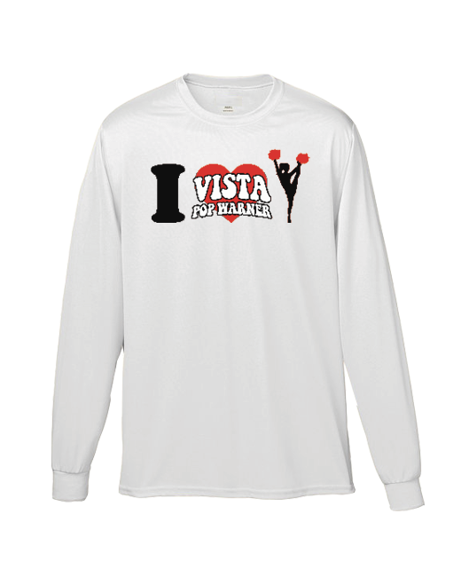Vista Pop Warner Heart - Performance Long Sleeve