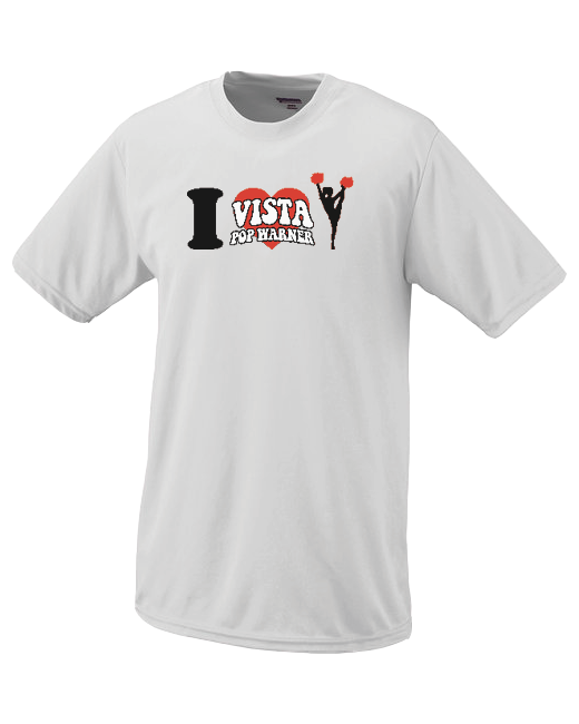 Vista Pop Warner Heart - Performance T-Shirt