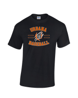 Urbana MS Baseball Curve - Cotton T-Shirt