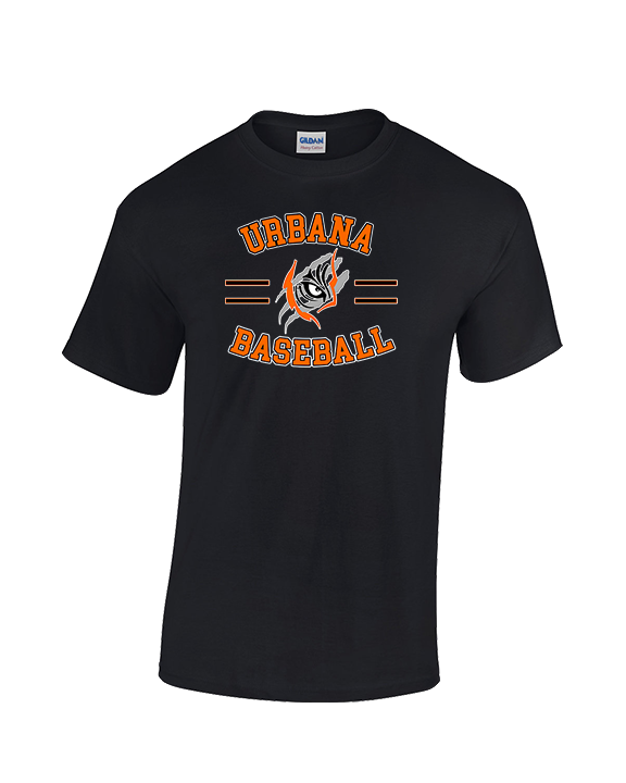Urbana MS Baseball Curve - Cotton T-Shirt