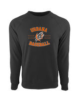 Urbana MS Baseball Curve - Crewneck Sweatshirt