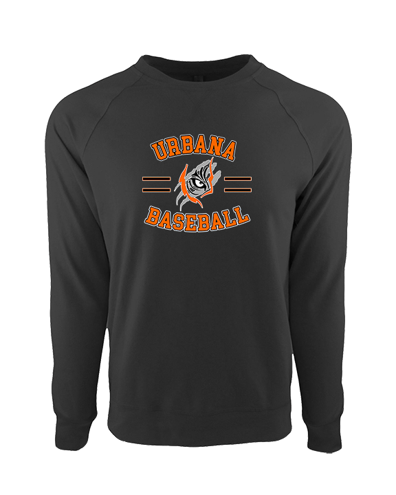 Urbana MS Baseball Curve - Crewneck Sweatshirt