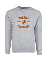 Urbana MS Baseball Curve - Crewneck Sweatshirt