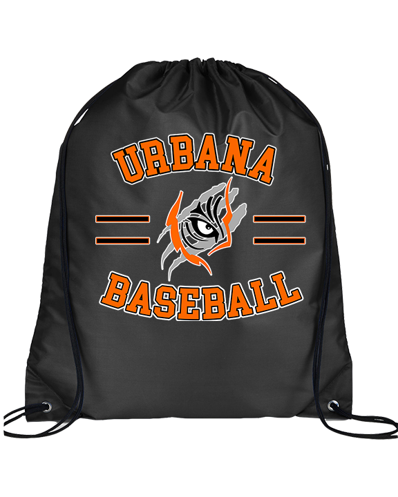 Urbana MS Baseball Curve - Drawstring Bag