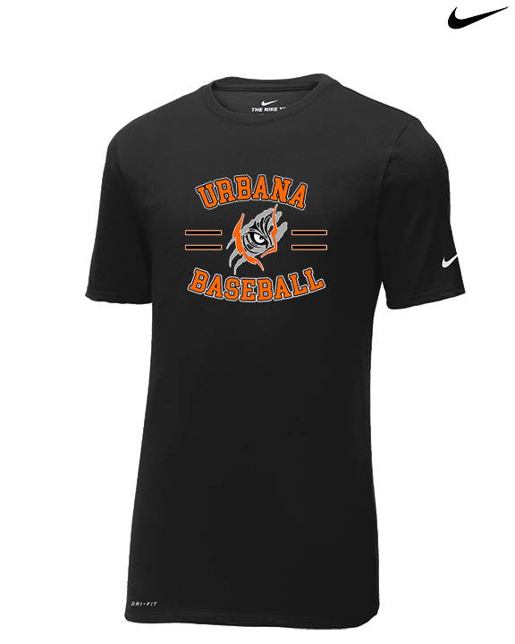 Urbana MS Baseball Curve - Mens Nike Cotton Poly Tee