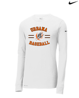 Urbana MS Baseball Curve - Mens Nike Longsleeve