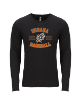 Urbana MS Baseball Curve - Tri-Blend Long Sleeve