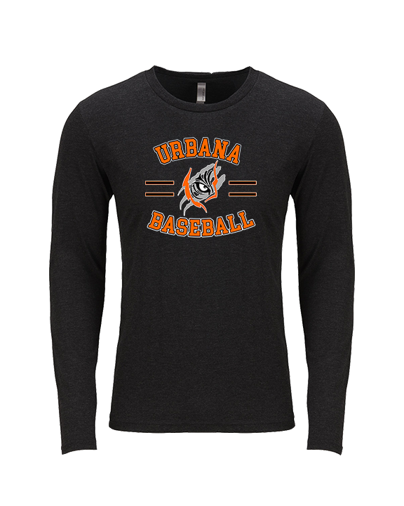 Urbana MS Baseball Curve - Tri-Blend Long Sleeve