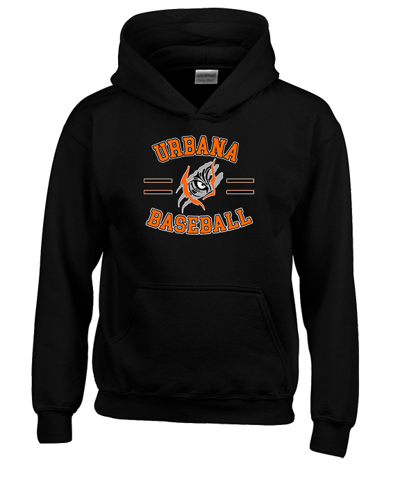 Urbana MS Baseball Curve - Unisex Hoodie