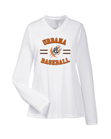 Urbana MS Baseball Curve - Womens Performance Longsleeve