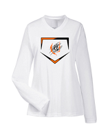 Urbana MS Baseball Plate - Womens Performance Longsleeve