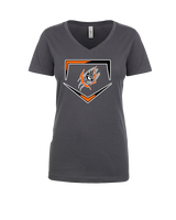 Urbana MS Baseball Plate - Womens Vneck