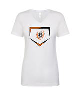 Urbana MS Baseball Plate - Womens Vneck
