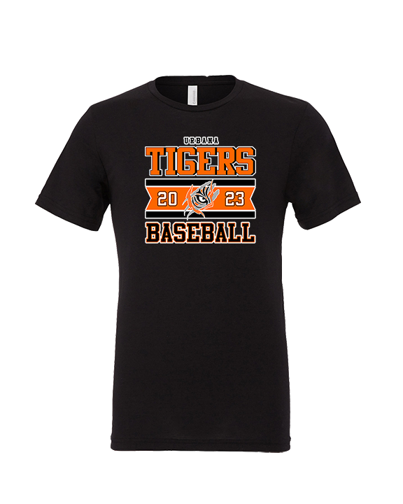 Urbana MS Baseball Stamp - Tri-Blend Shirt