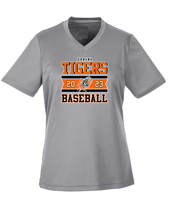 Urbana MS Baseball Stamp - Womens Performance Shirt