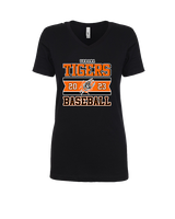 Urbana MS Baseball Stamp - Womens Vneck