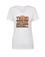Urbana MS Baseball Stamp - Womens Vneck