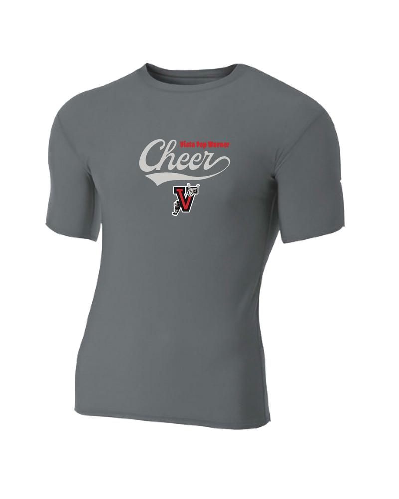 Vista Pop Warner Cheer - Compression T-Shirt