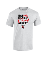 Vista Pop Warner Eat Sleep Cheer - Cotton T-Shirt