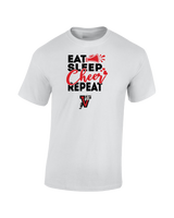 Vista Pop Warner Eat Sleep Cheer - Cotton T-Shirt