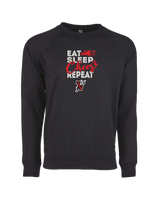 Vista Pop Warner Eat Sleep Cheer - Crewneck Sweatshirt