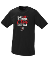 Vista Pop Warner Eat Sleep Cheer - Performance T-Shirt
