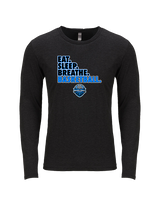 Vail Basketball Academy Eat Sleep Breathe - Tri-Blend Long Sleeve