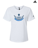 Vail Basketball Academy Outline - Womens Adidas Performance Shirt