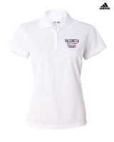 Valencia High School Cross Country Block - Adidas Womens Polo