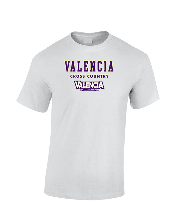 Valencia High School Cross Country Block - Cotton T-Shirt
