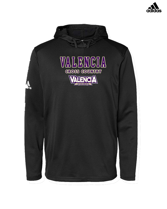 Valencia High School Cross Country Block - Mens Adidas Hoodie