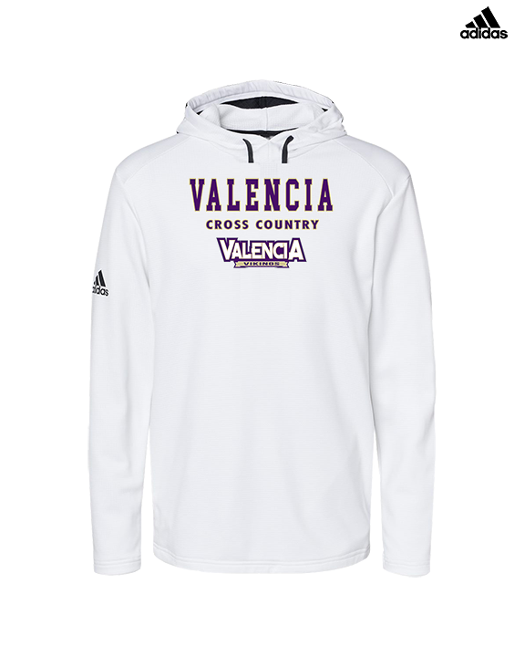 Valencia High School Cross Country Block - Mens Adidas Hoodie