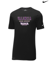 Valencia High School Cross Country Block - Mens Nike Cotton Poly Tee
