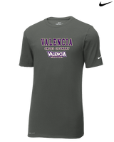 Valencia High School Cross Country Block - Mens Nike Cotton Poly Tee