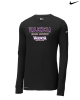 Valencia High School Cross Country Block - Mens Nike Longsleeve
