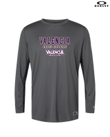 Valencia High School Cross Country Block - Mens Oakley Longsleeve