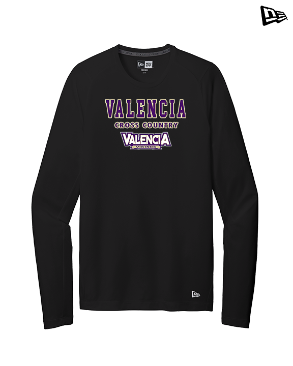 Valencia High School Cross Country Block - New Era Performance Long Sleeve