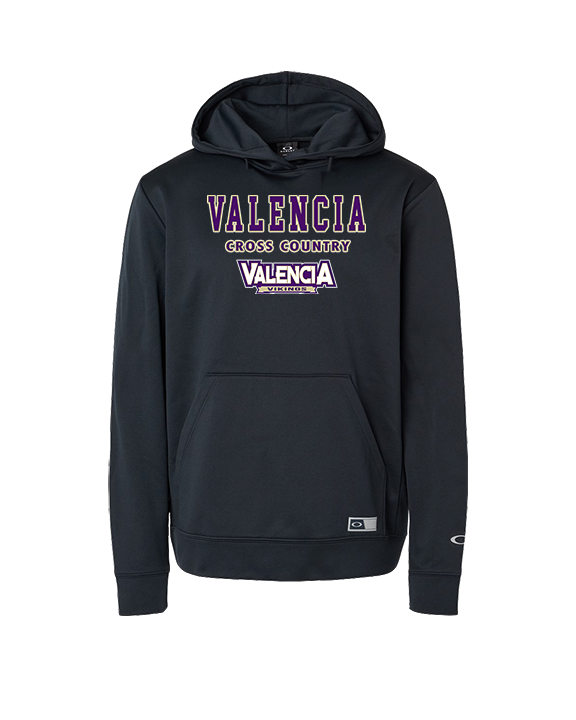 Valencia High School Cross Country Block - Oakley Performance Hoodie