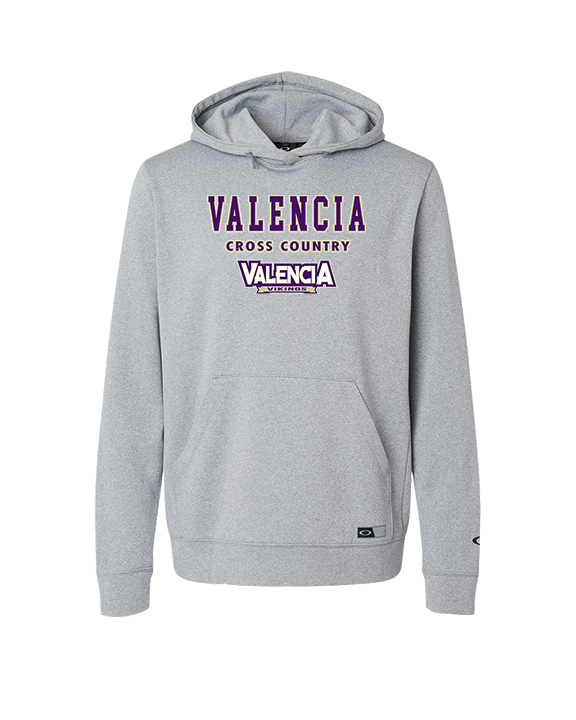 Valencia High School Cross Country Block - Oakley Performance Hoodie