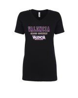 Valencia High School Cross Country Block - Womens V-Neck