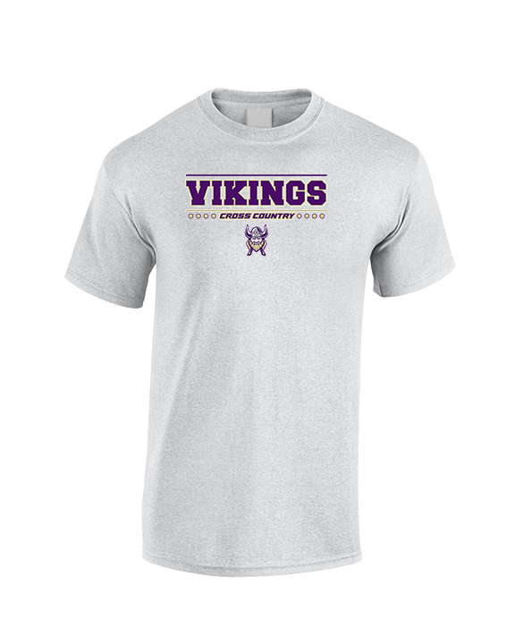 Valencia High School Cross Country Border - Cotton T-Shirt