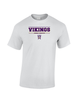 Valencia High School Cross Country Border - Cotton T-Shirt