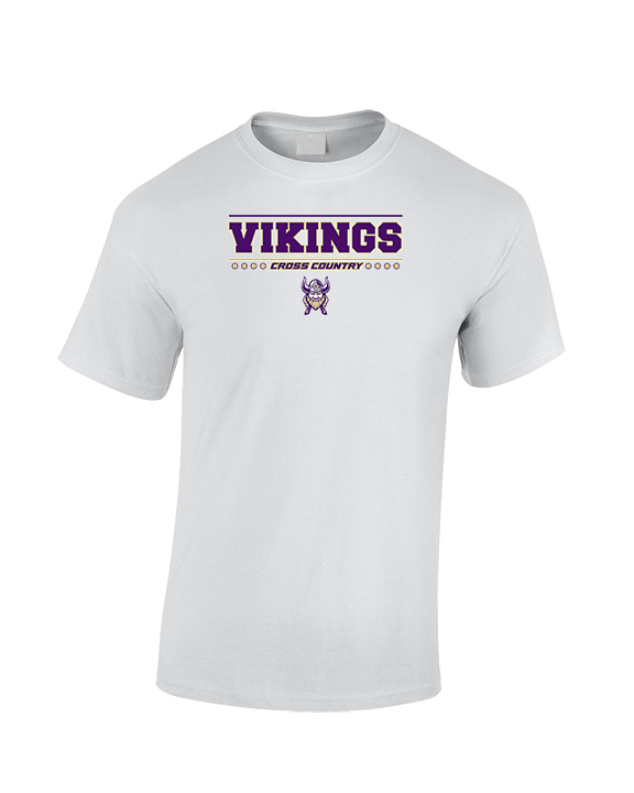 Valencia High School Cross Country Border - Cotton T-Shirt