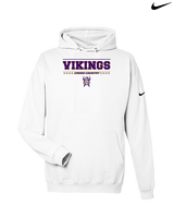 Valencia High School Cross Country Border - Nike Club Fleece Hoodie