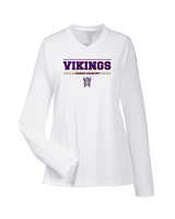 Valencia High School Cross Country Border - Womens Performance Longsleeve