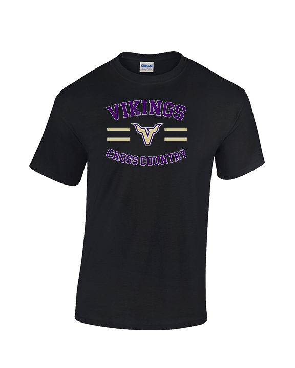 Valencia High School Cross Country Curve - Cotton T-Shirt