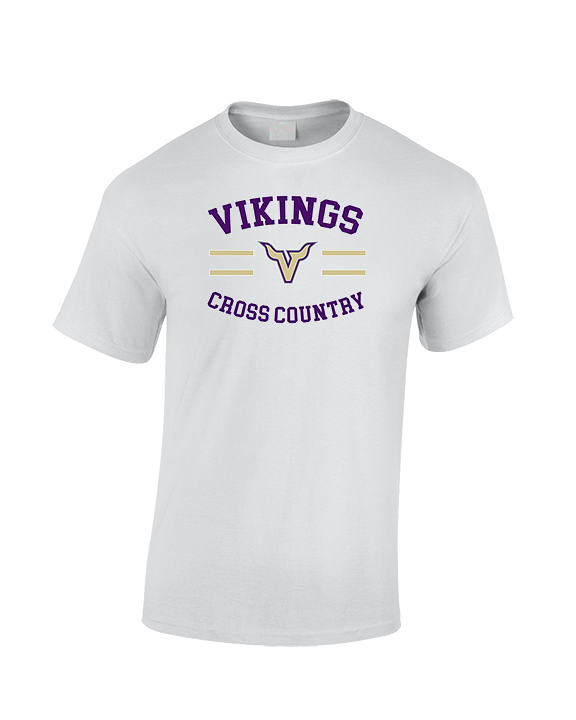 Valencia High School Cross Country Curve - Cotton T-Shirt