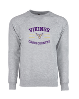 Valencia High School Cross Country Curve - Crewneck Sweatshirt