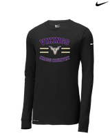 Valencia High School Cross Country Curve - Mens Nike Longsleeve